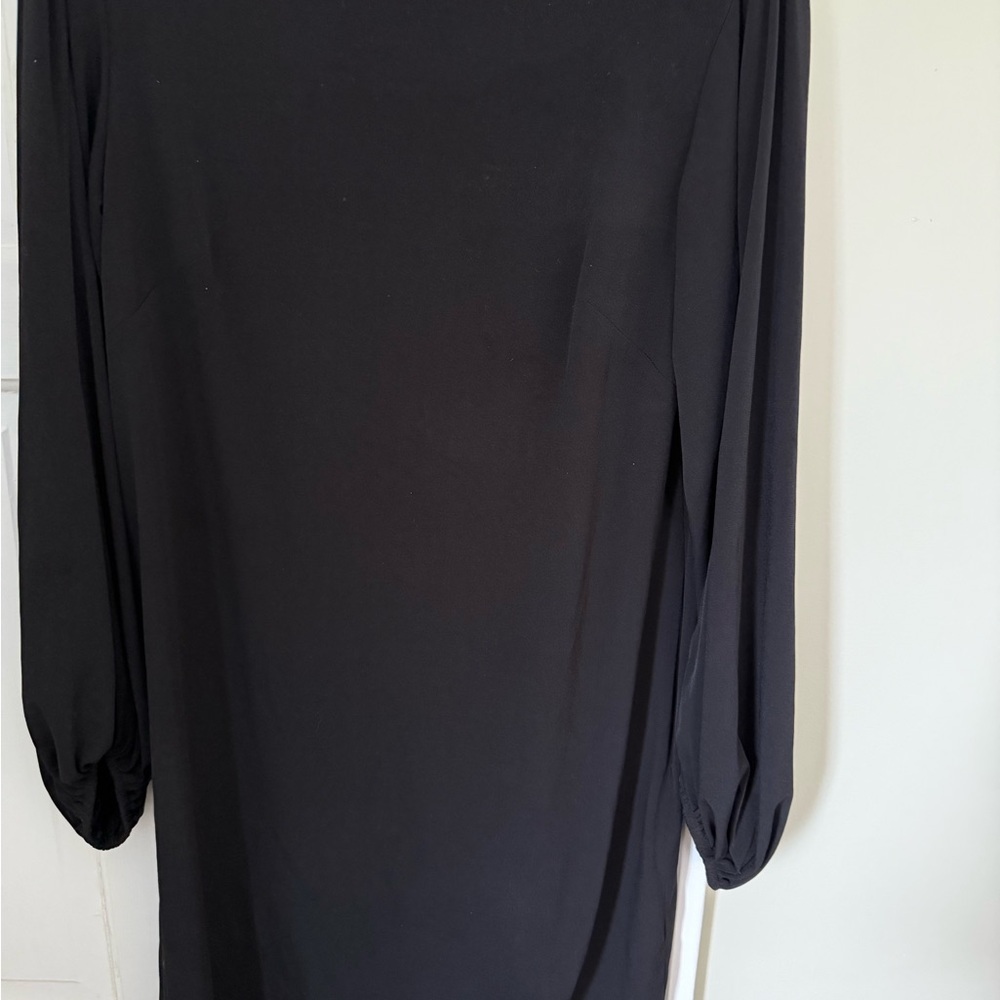 Laundry By Shelli Segal Black Long Sleeve Dress